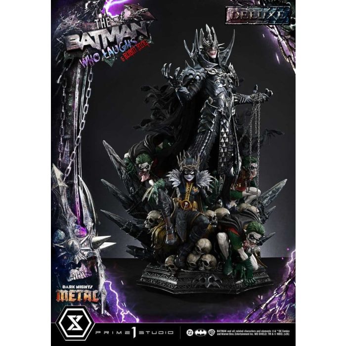 DC Comics Museum Masterline Statue 1/3 Dark Nights: Death Metal The Batman Who Laughs & Robin King DX Bonus 85 cm