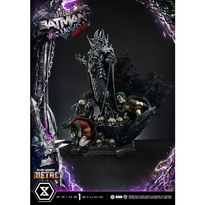 DC Comics Museum Masterline Statue 1/3 Dark Nights: Death Metal The Batman Who Laughs & Robin King DX Bonus 85 cm