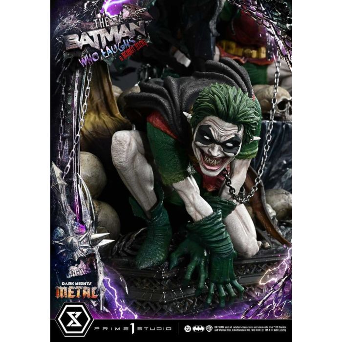 DC Comics Museum Masterline Statue 1/3 Dark Nights: Death Metal The Batman Who Laughs & Robin King DX Bonus 85 cm