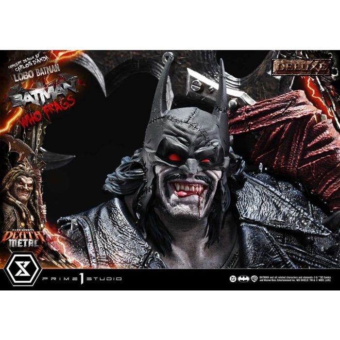 Dark Nights: Death Metal Museum Masterline Statue 1/3 Lobo Batman: Batman Who Frags Deluxe Version 81 cm