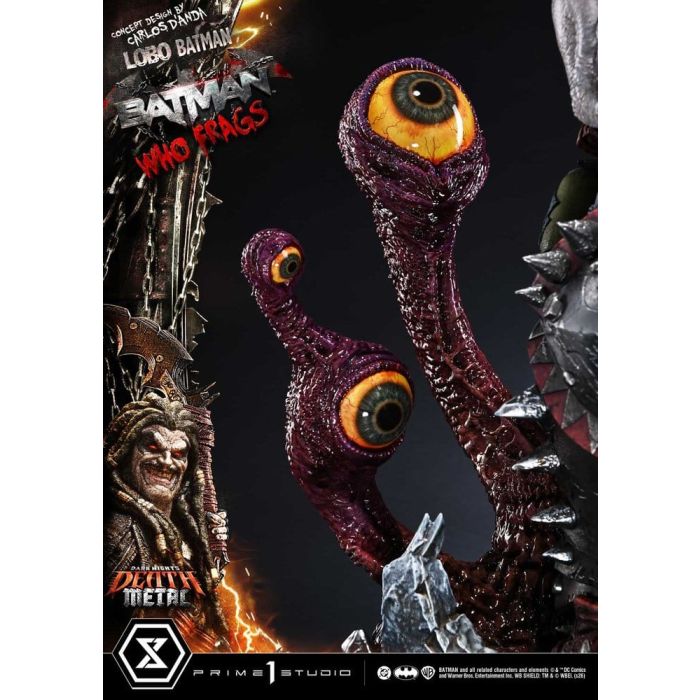 Dark Nights: Death Metal Museum Masterline Statue 1/3 Lobo Batman: Batman Who Frags Deluxe Version 81 cm