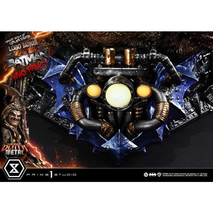 Dark Nights: Death Metal Museum Masterline Statue 1/3 Lobo Batman: Batman Who Frags Deluxe Version 81 cm