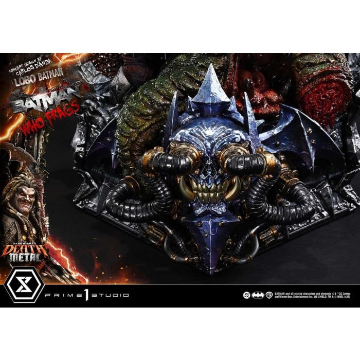 Dark Nights: Death Metal Museum Masterline Statue 1/3 Lobo Batman: Batman Who Frags Deluxe Bonus Version 81 cm