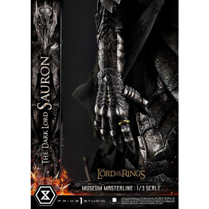 Lord of the Rings Museum Masterline Series Statue 1/3 The Dark Lord Sauron Bonus Version 117 cm  