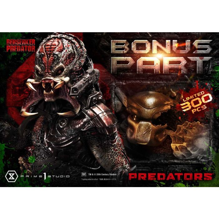 Predators Statue Berserker Predator Deluxe Bonus Version 100 cm