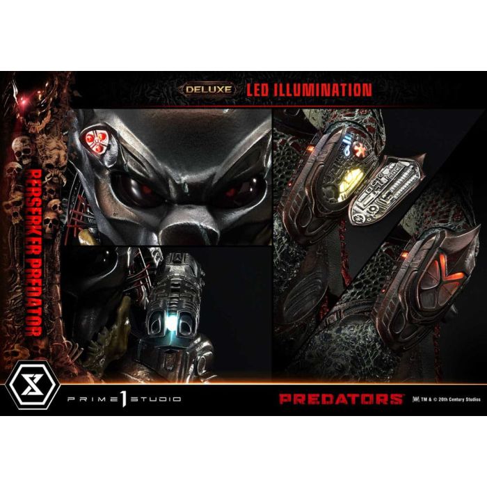Predators Statue Berserker Predator Deluxe Bonus Version 100 cm
