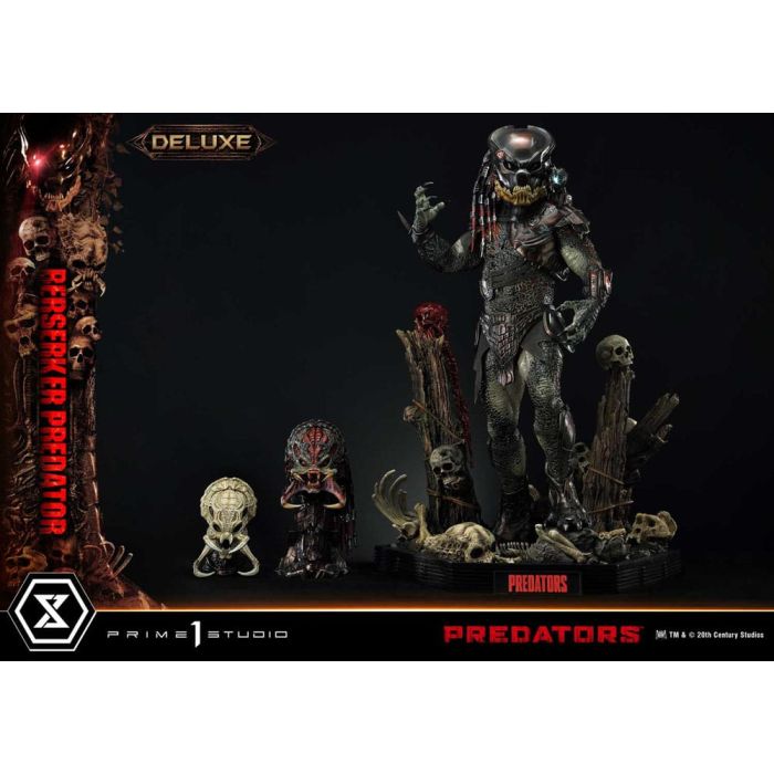 Predators Statue Berserker Predator Deluxe Bonus Version 100 cm
