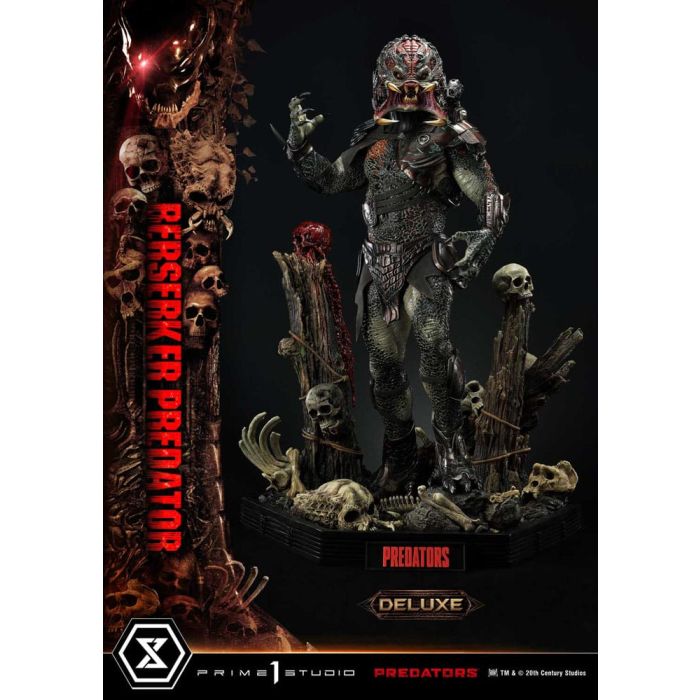 Predators Statue Berserker Predator Deluxe Bonus Version 100 cm