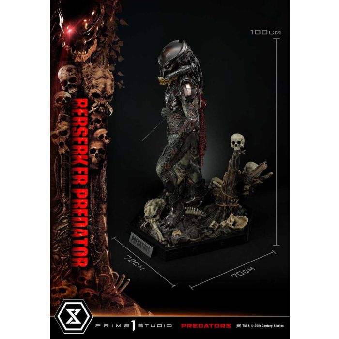 Predators Statue Berserker Predator Deluxe Bonus Version 100 cm