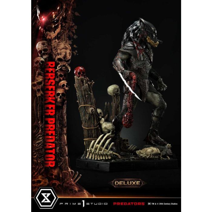 Predators Statue Berserker Predator Deluxe Bonus Version 100 cm