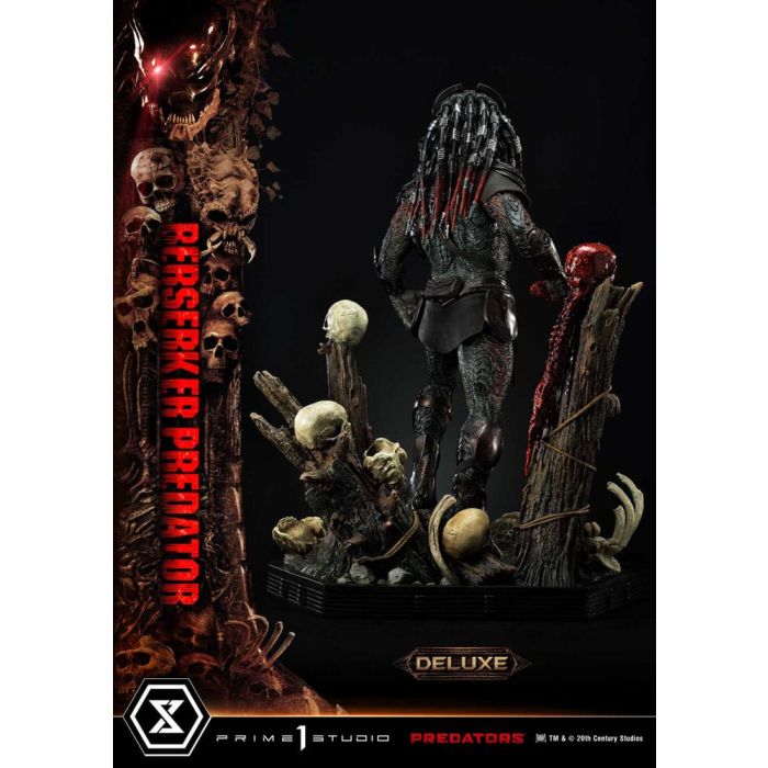 Predators Statue Berserker Predator Deluxe Bonus Version 100 cm