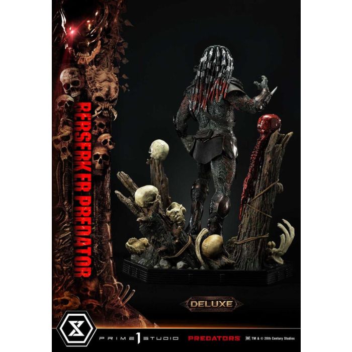 Predators Statue Berserker Predator Deluxe Bonus Version 100 cm