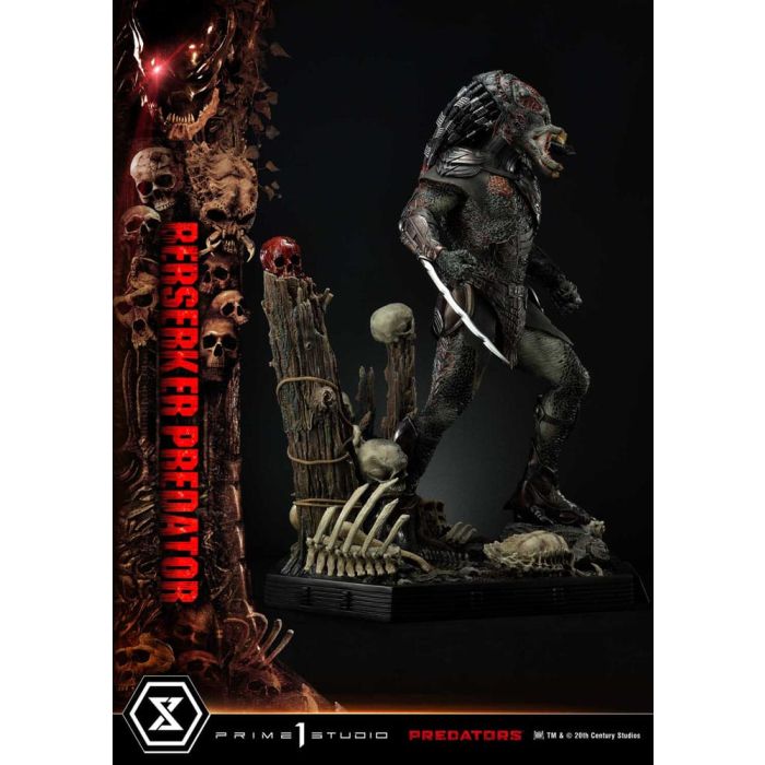 Predators Statue Berserker Predator Deluxe Bonus Version 100 cm