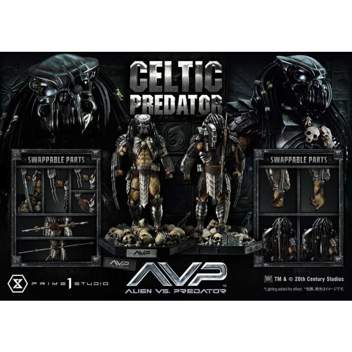 The Alien vs. Predator Museum Masterline Series Statue 1/3 Celtic Predator Bonus Ver. 95 cm