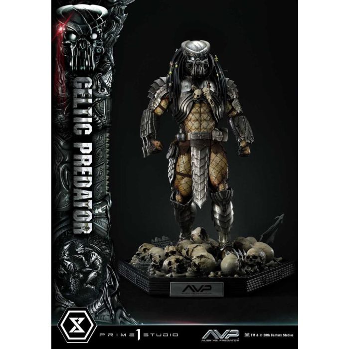 The Alien vs. Predator Museum Masterline Series Statue 1/3 Celtic Predator Bonus Ver. 95 cm