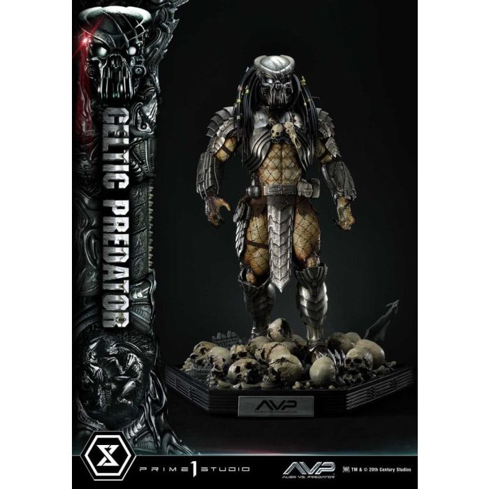 The Alien vs. Predator Museum Masterline Series Statue 1/3 Celtic Predator Bonus Ver. 95 cm