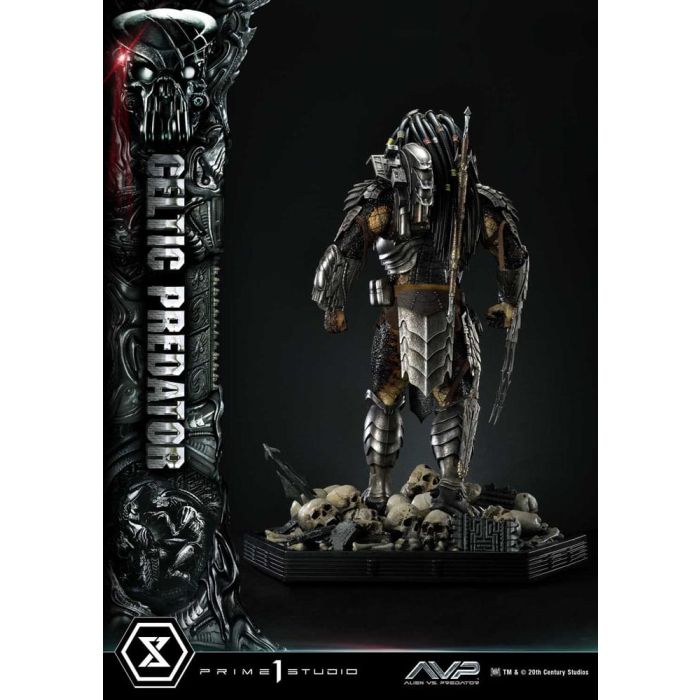 The Alien vs. Predator Museum Masterline Series Statue 1/3 Celtic Predator Bonus Ver. 95 cm