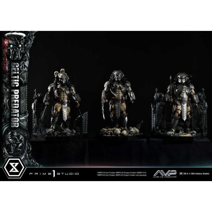 The Alien vs. Predator Museum Masterline Series Statue 1/3 Celtic Predator Bonus Ver. 95 cm