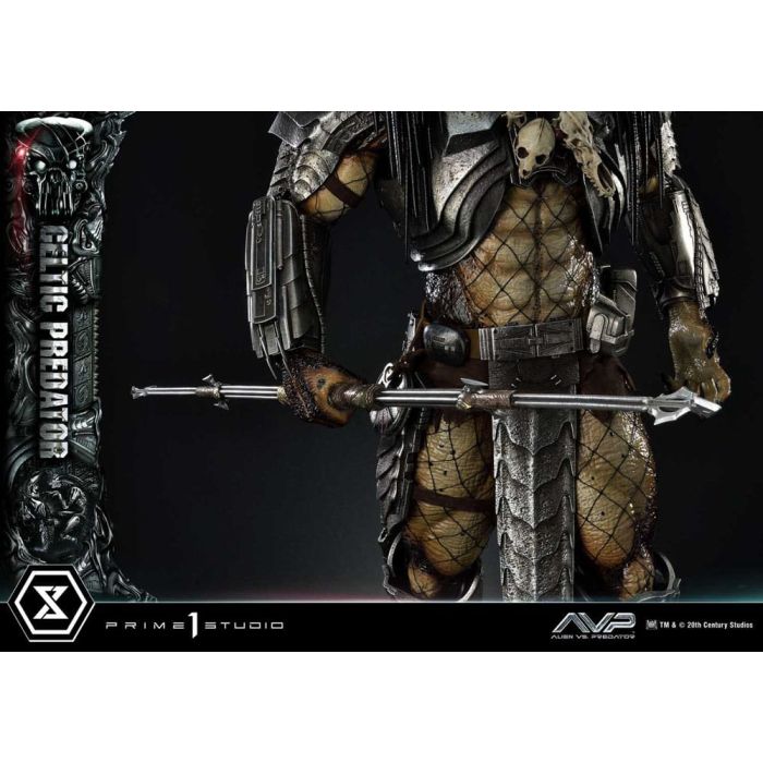 The Alien vs. Predator Museum Masterline Series Statue 1/3 Celtic Predator Bonus Ver. 95 cm