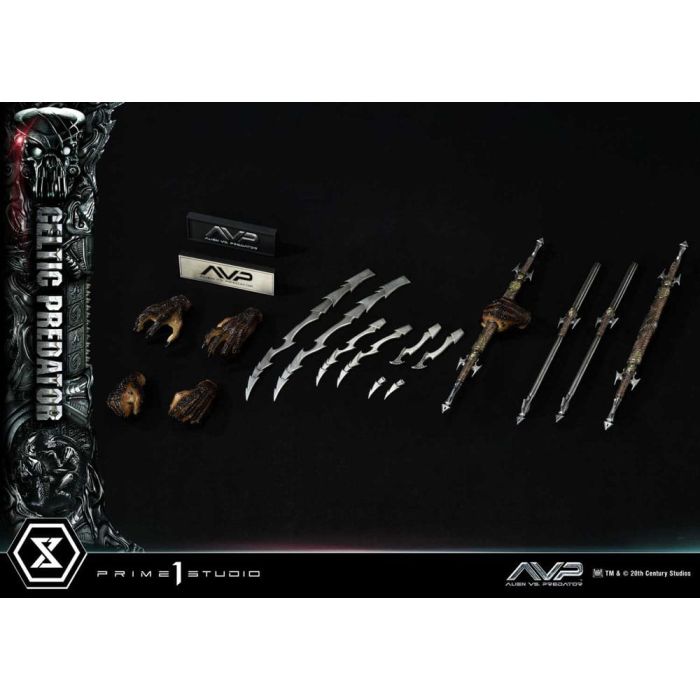 The Alien vs. Predator Museum Masterline Series Statue 1/3 Celtic Predator Bonus Ver. 95 cm