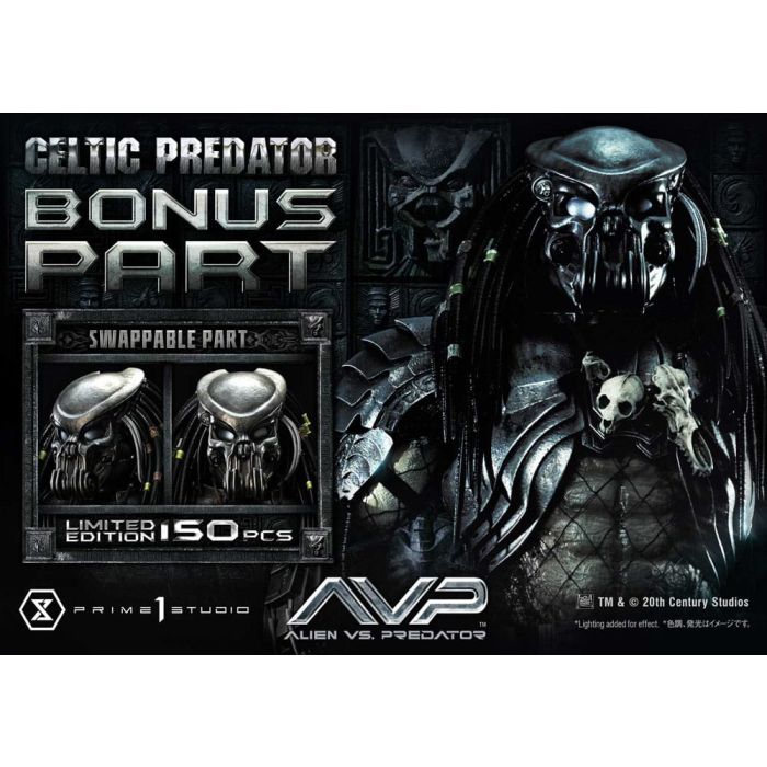 The Alien vs. Predator Museum Masterline Series Statue 1/3 Celtic Predator Bonus Ver. 95 cm