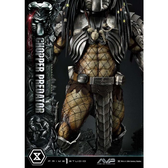 The Alien vs. Predator Museum Masterline Series Statue 1/3 Chopper Predator 103 cm