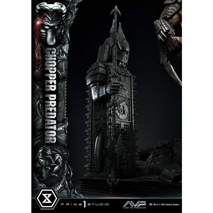 The Alien vs. Predator Museum Masterline Series Statue 1/3 Chopper Predator 103 cm