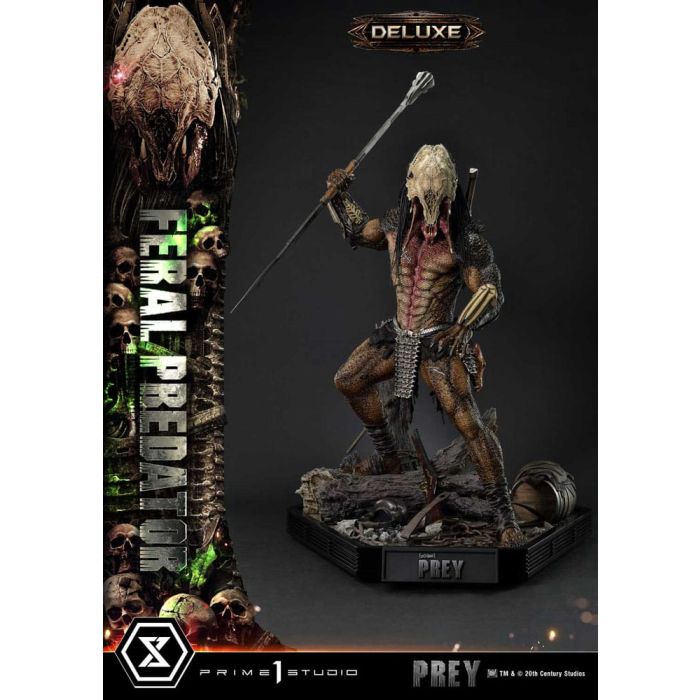 Prey (Movie) Museum Masterline Series Statue 1/3 Feral Predator Deluxe Version 89 cm