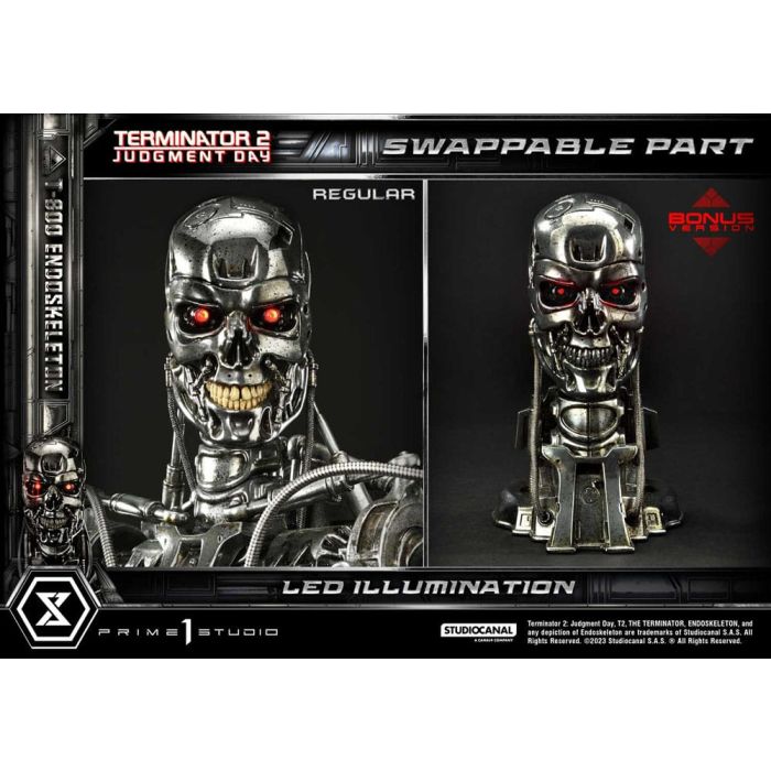 Terminator 2 Museum Masterline Series Statue 1/3 Judgment Day T800 Endoskeleton Deluxe Bonus Version 74 cm