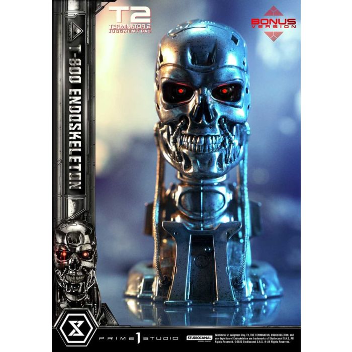 Terminator 2 Museum Masterline Series Statue 1/3 Judgment Day T800 Endoskeleton Deluxe Bonus Version 74 cm