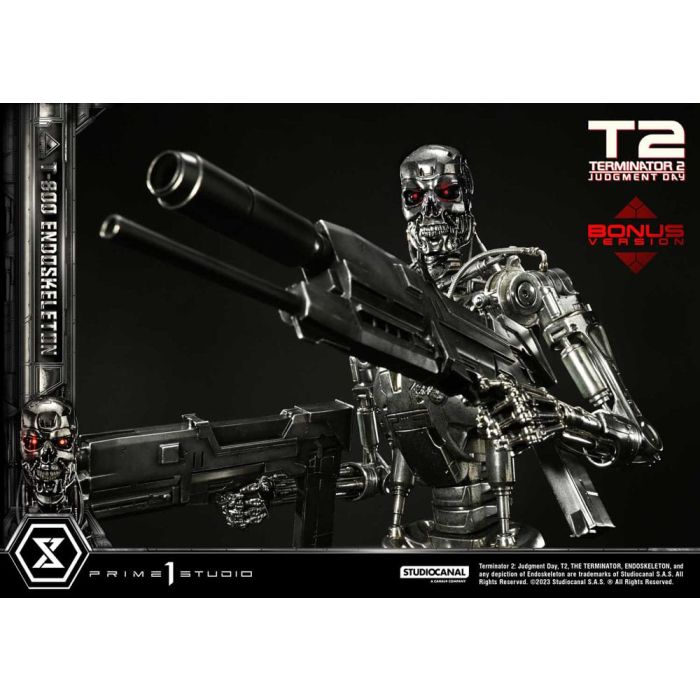 Terminator 2 Museum Masterline Series Statue 1/3 Judgment Day T800 Endoskeleton Deluxe Bonus Version 74 cm