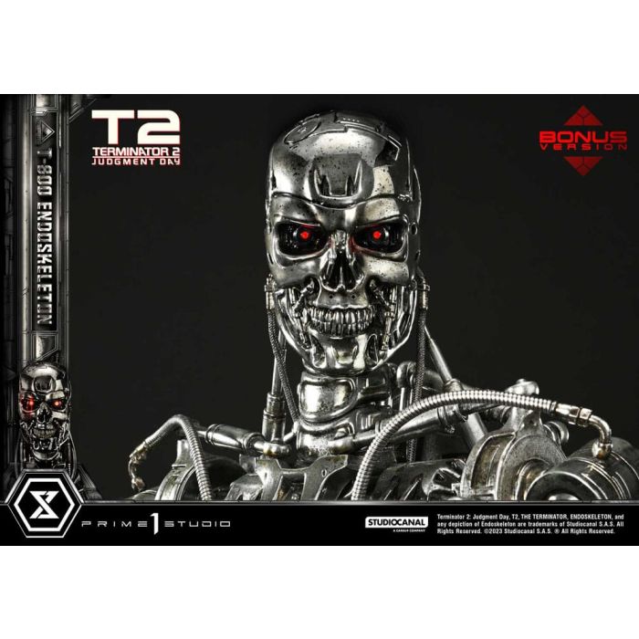 Terminator 2 Museum Masterline Series Statue 1/3 Judgment Day T800 Endoskeleton Deluxe Bonus Version 74 cm