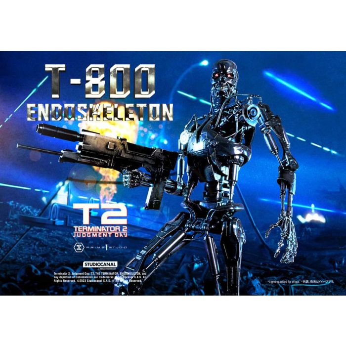 Terminator 2 Museum Masterline Series Statue 1/3 Judgment Day T800 Endoskeleton Deluxe Bonus Version 74 cm
