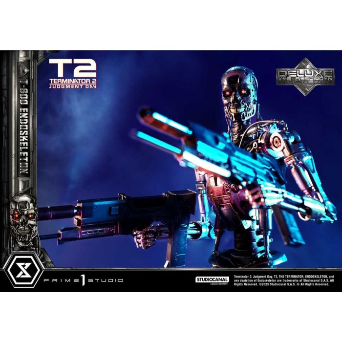 Terminator 2 Museum Masterline Series Statue 1/3 Judgment Day T800 Endoskeleton Deluxe Bonus Version 74 cm