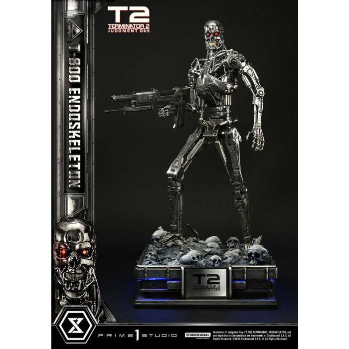 Terminator 2 Museum Masterline Series Statue 1/3 Judgment Day T800 Endoskeleton Deluxe Bonus Version 74 cm
