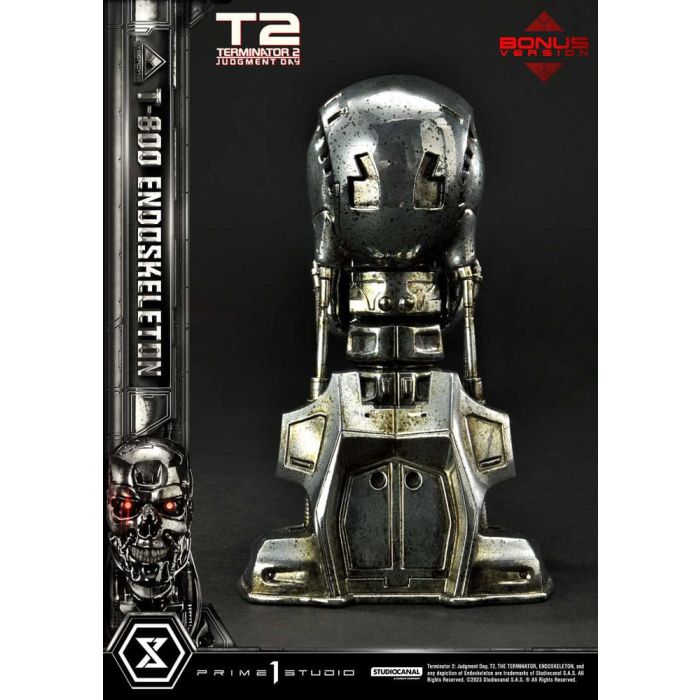 Terminator 2 Museum Masterline Series Statue 1/3 Judgment Day T800 Endoskeleton Deluxe Bonus Version 74 cm