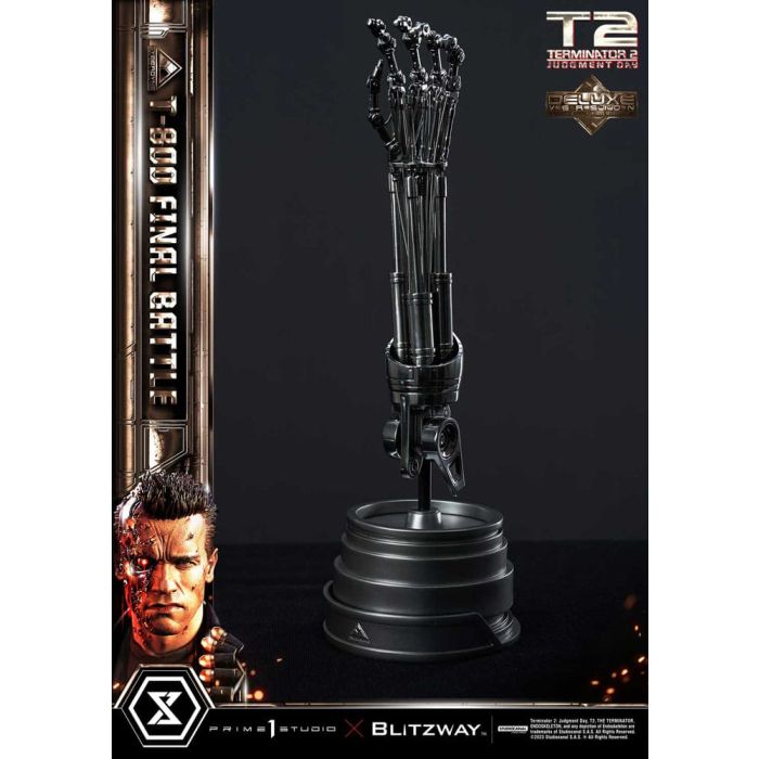 Terminator 2 Museum Masterline Series Statue 1/3 T-800 Final Battle Deluxe Bonus Version 75 cm