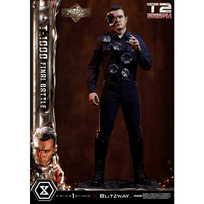 Terminator 2 Museum Masterline Series Statue 1/3 T-1000 Final Battle Deluxe Version 73 cm
