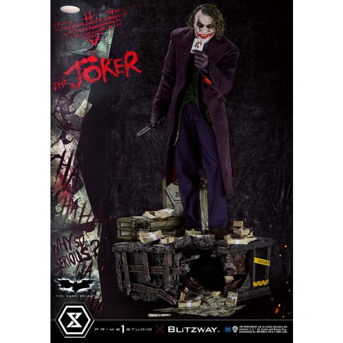 The Dark Knight Statue 1/3 The Joker Bonus Version 72 cm