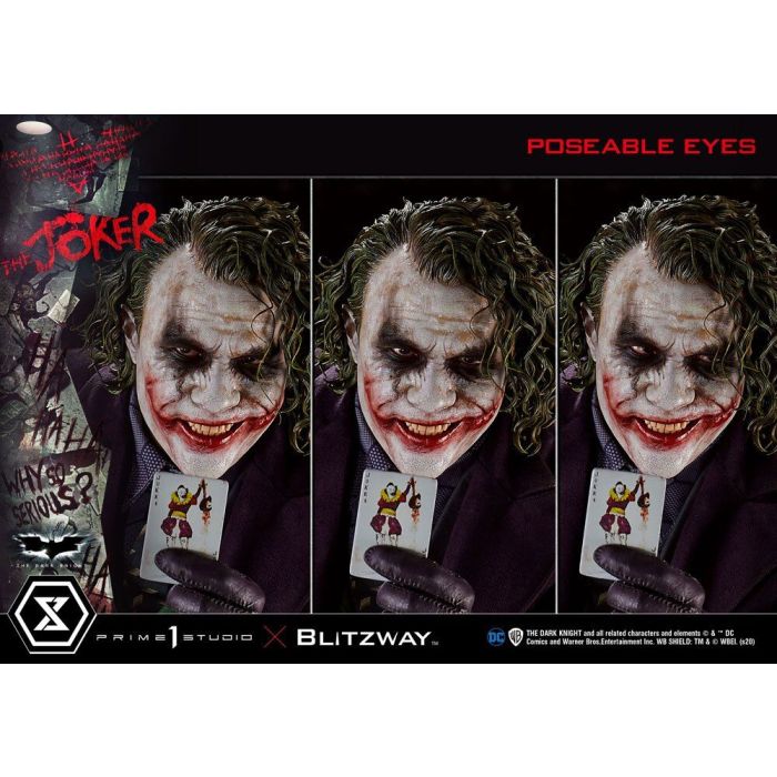 The Dark Knight Statue 1/3 The Joker Bonus Version 72 cm