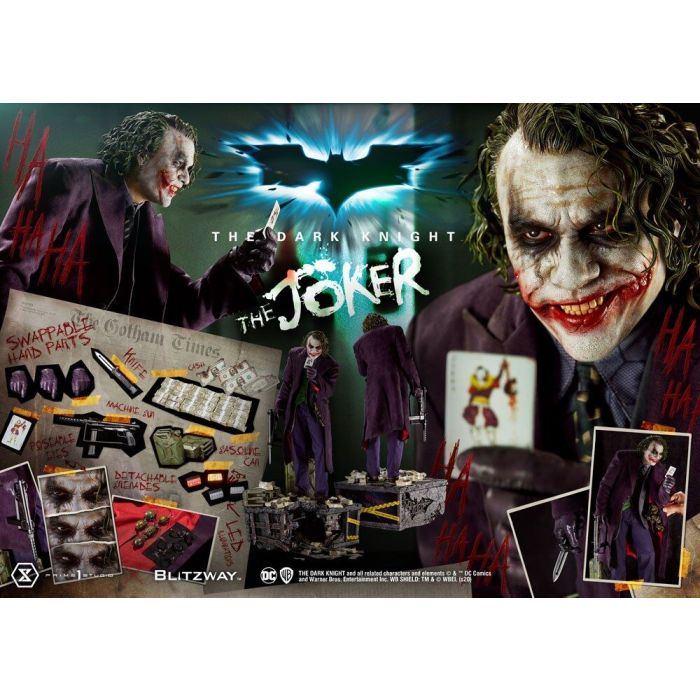 The Dark Knight Statue 1/3 The Joker Bonus Version 72 cm