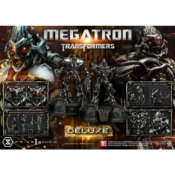 Transformers Museum Masterline Statue Megatron Deluxe Bonus Version 84 cm