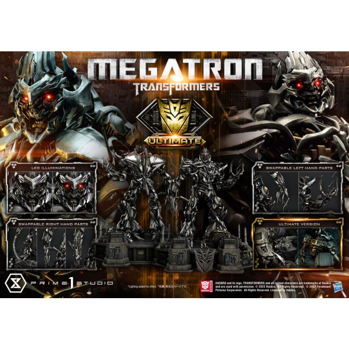 Transformers Museum Masterline Statue Megatron Ultimate Bonus Version 84 cm