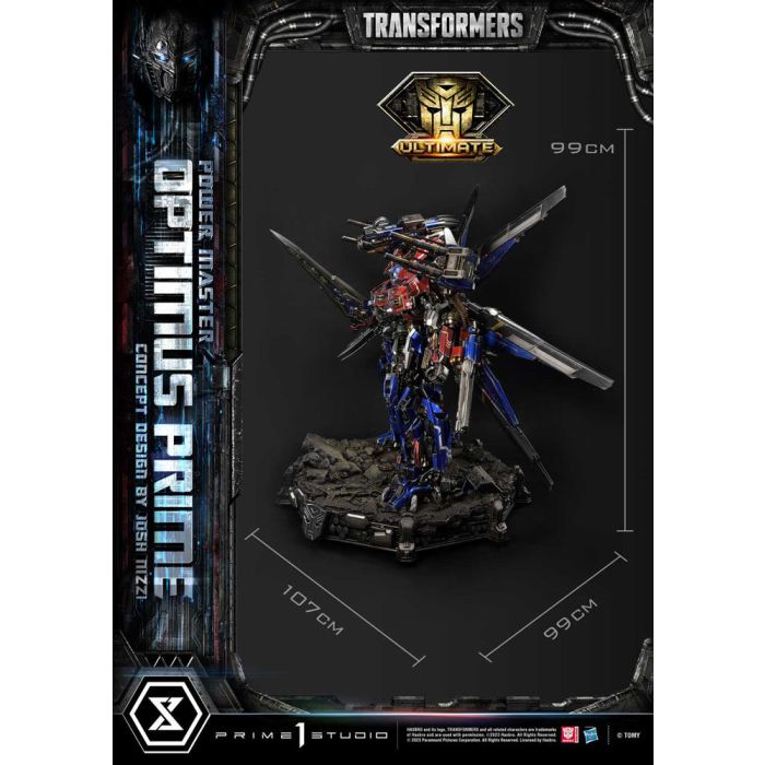 Transformers Museum Masterline Statue Powermaster Optimus Prime Concept by Josh Nizzi Ultimate Version 99 cm 