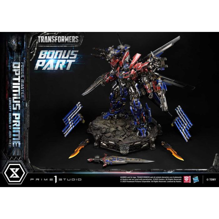 Transformers Museum Masterline Statue Powermaster Optimus Prime Concept by Josh Nizzi Ultimate Bonus Version 99 cm 