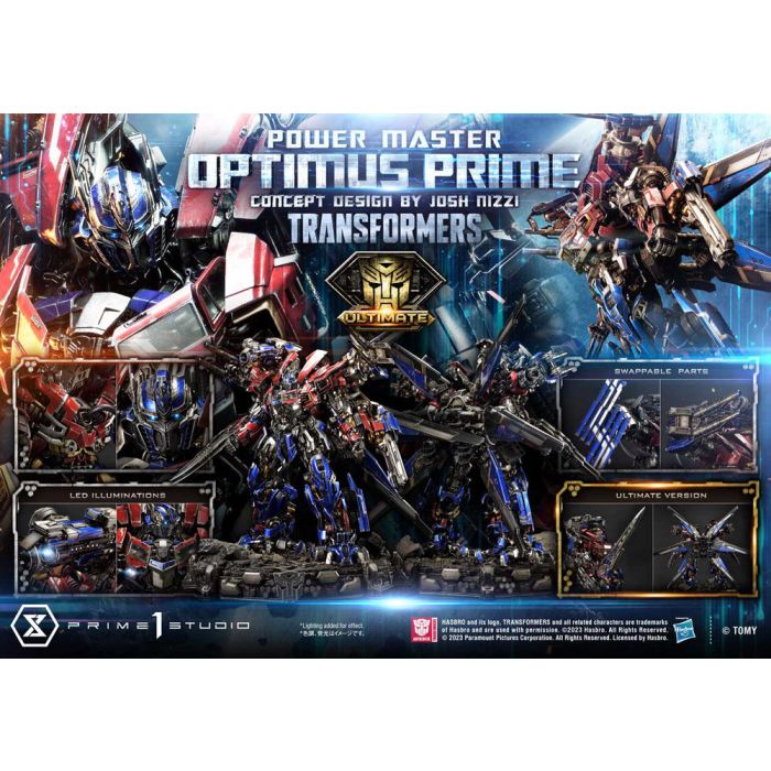 Transformers Museum Masterline Statue Powermaster Optimus Prime Concept by Josh Nizzi Ultimate Bonus Version 99 cm 