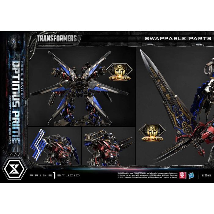 Transformers Museum Masterline Statue Powermaster Optimus Prime Concept by Josh Nizzi Ultimate Bonus Version 99 cm 