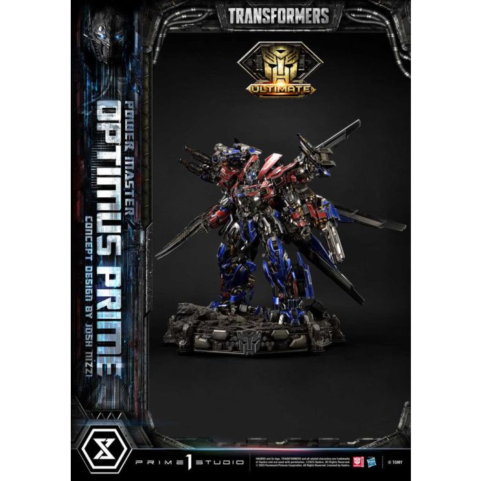 Transformers Museum Masterline Statue Powermaster Optimus Prime Concept by Josh Nizzi Ultimate Bonus Version 99 cm 