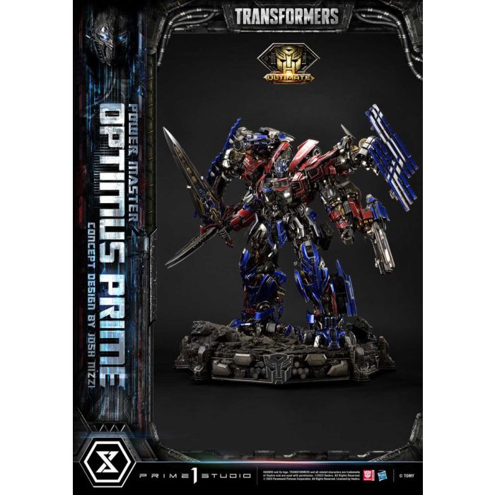 Transformers Museum Masterline Statue Powermaster Optimus Prime Concept by Josh Nizzi Ultimate Bonus Version 99 cm 