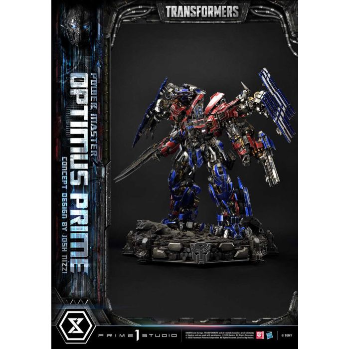 Transformers Museum Masterline Statue Powermaster Optimus Prime Concept by Josh Nizzi Ultimate Bonus Version 99 cm 